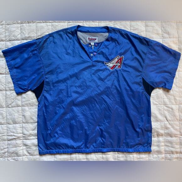 Vintage Diamond Starter MBL Anaheim Angels Batting Practice Warm Up Tee Large - Picture 1 of 13